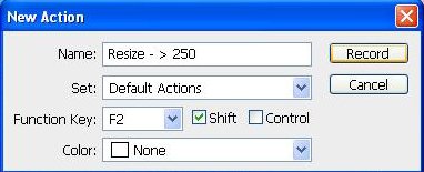 photoshop Action script