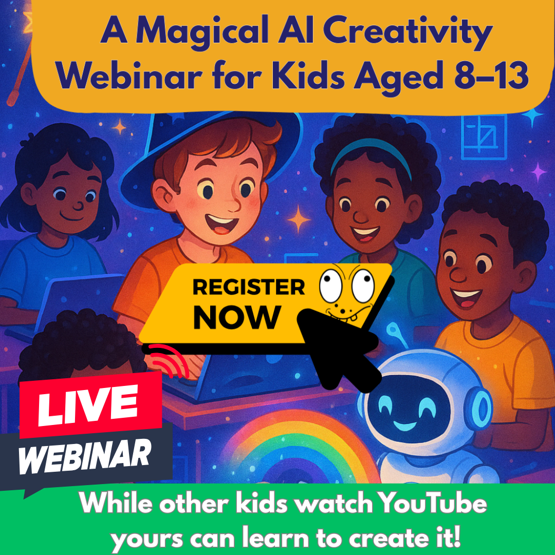 Global AI Creativity Webinar for Kids & Teens